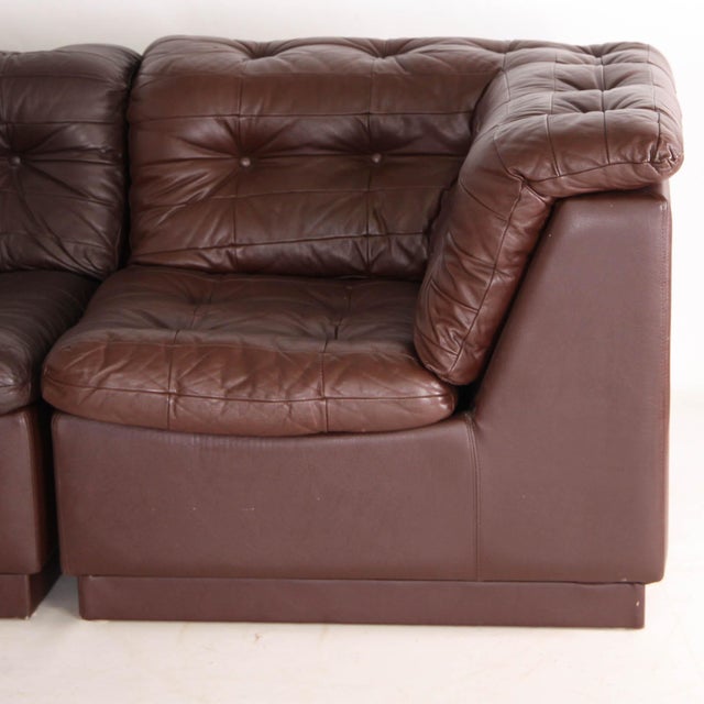Modular Leather Sofa from Laauser, 1970s For Sale - Image 12 of 18