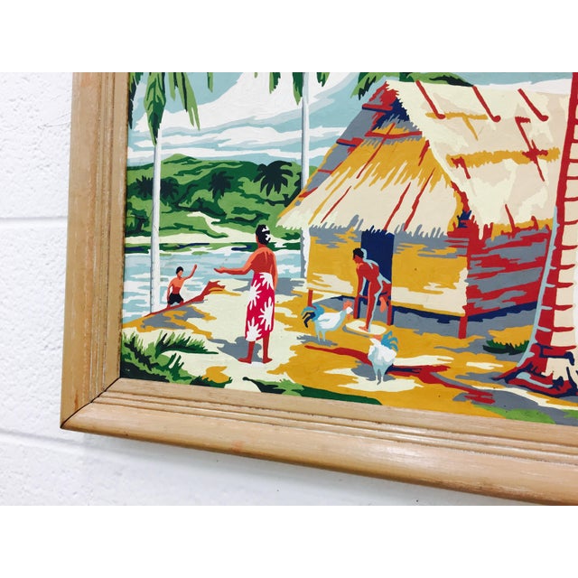 Vintage Island Scene Paint By Numbers Chairish