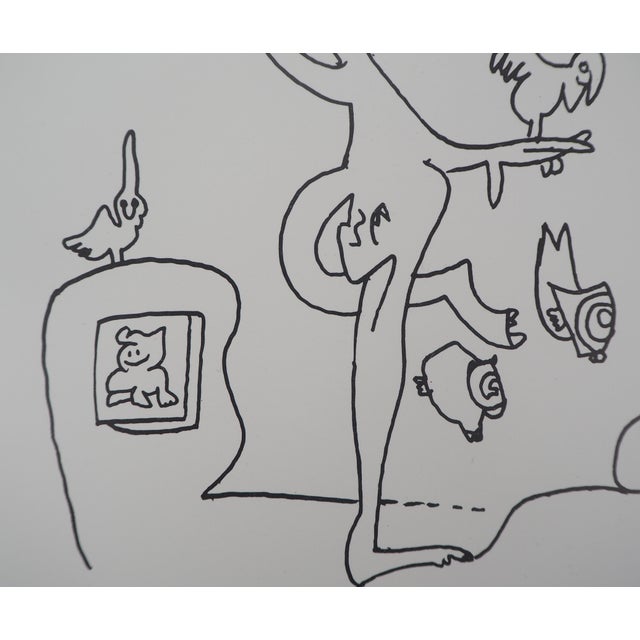 Roberto Matta, Joyful Characters, 1976, Original Lithograph For Sale - Image 3 of 6