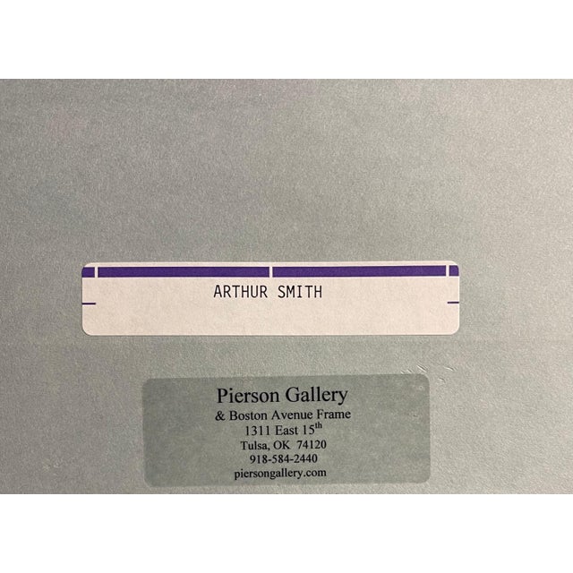 Paint Arthur Smith, Street Riot Oil Painting Mounted Police WPA artist Social Justice Americana Art For Sale - Image 7 of 12