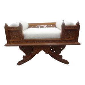 1920s Teak Howdah Elephant Saddle Chair