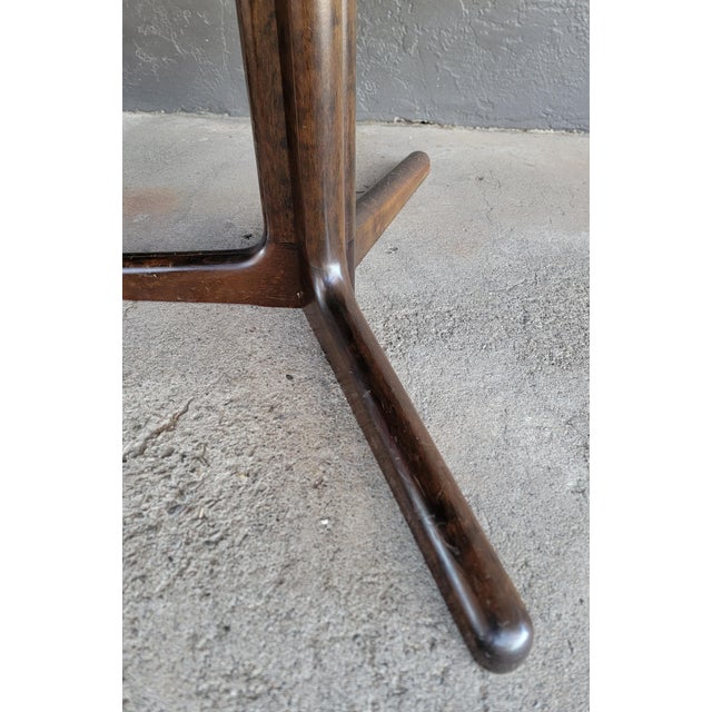 Wood Rosewood Danish Modern Expanding Dining Table Niels Moller Attributed For Sale - Image 7 of 18