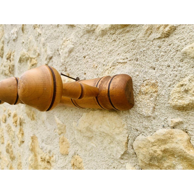Mid-Century Faux Bamboo Wall Mount Coat Rack, 1950s For Sale - Image 14 of 18