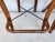 Wood Kreiss Bamboo Barstools Leather Pair For Sale - Image 7 of 13