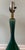 Mid-Century Modern Vintage Haeger Style Tall Green Table Lamp For Sale - Image 3 of 4