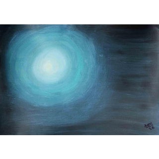 Anna Maria Caboni, Blue Light, 2010s, Acrylic Painting For Sale