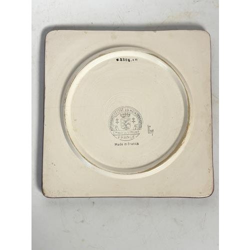 Blue Vintage French Serving Tray, 1940 For Sale - Image 8 of 14