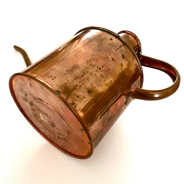 1960s Vintage Copper Watering Can For Sale - Image 5 of 6