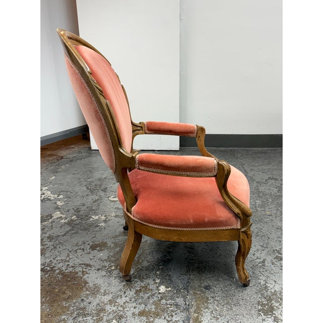 Victorian Rococo Revival Armchair, Early 20th Century For Sale In San Francisco - Image 6 of 12