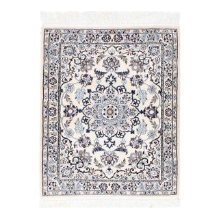 Pasargad Persian Nain Silk & Wool Rug For Sale