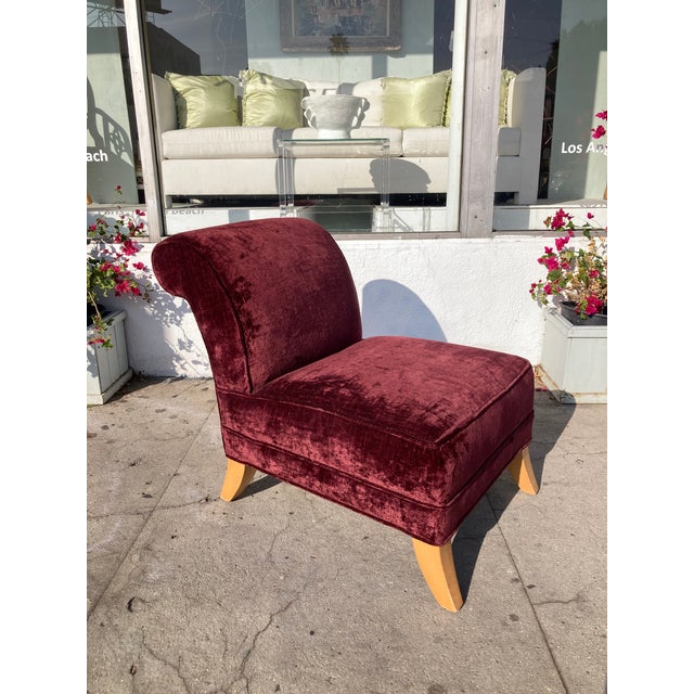 Todd Hase Designed Queen Abigail Slipper Chair For Sale - Image 10 of 13