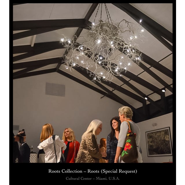 The Art of Grounding Chandelier by Frankie Cesare For Sale - Image 6 of 11