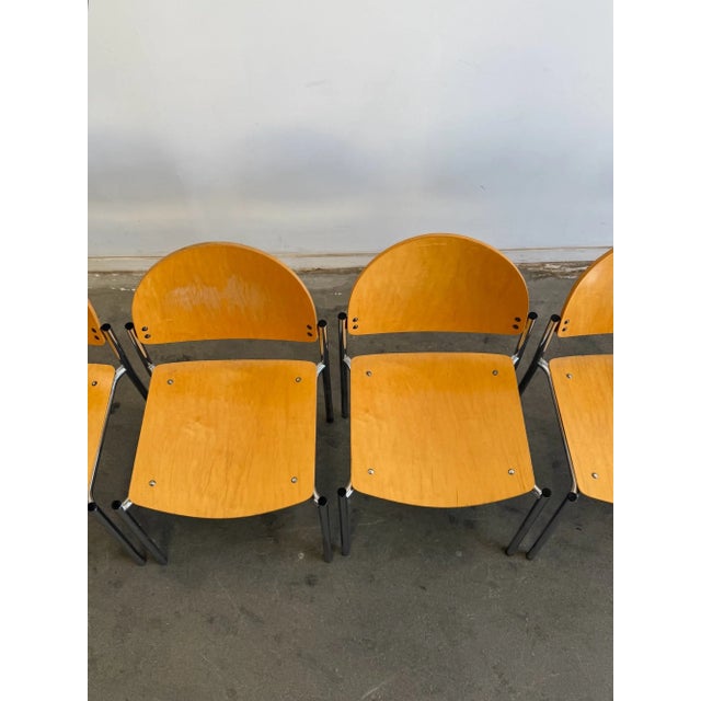 Post Modern Dining Chairs - Set of Six For Sale - Image 13 of 18