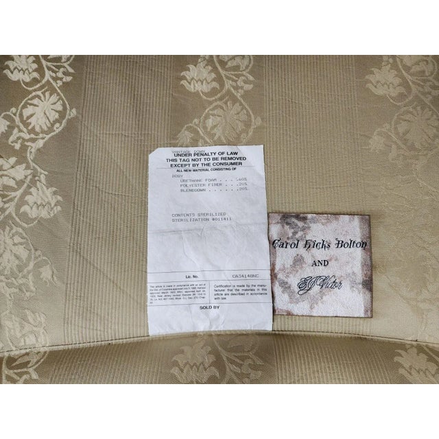 Vintage Sofa by Carol Hicks Bolton & E J Victor With Pillows For Sale - Image 11 of 12