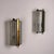 Black Large Brass and Pressed Glass Sconces by Jacques Adnet, France, 1960s, Set of 2 For Sale - Image 8 of 18