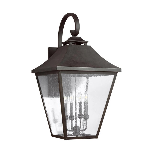 Traditional Sean Lavin by Visual Comfort Studio Galena Extra Large Lantern, Sable For Sale - Image 3 of 3