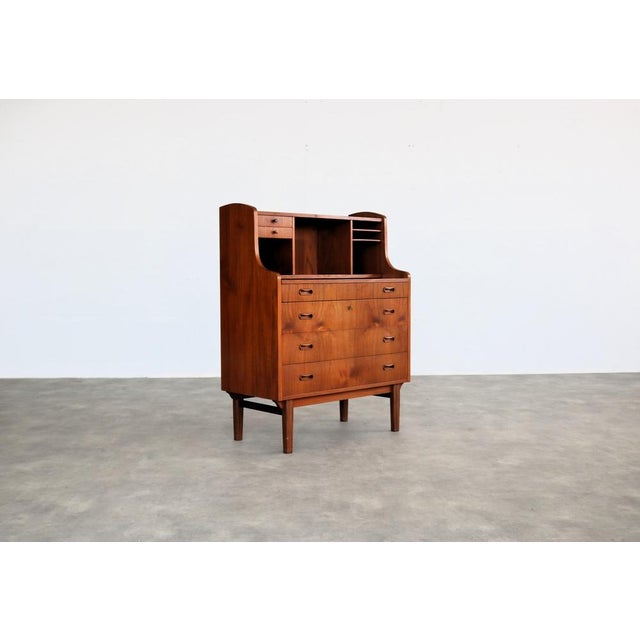 Vintage Danish Secretaire in Teak, 1960s For Sale - Image 10 of 10