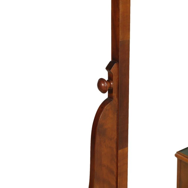 Italian Art Deco Walnut Vanity Cabinet, 1920s For Sale - Image 9 of 11