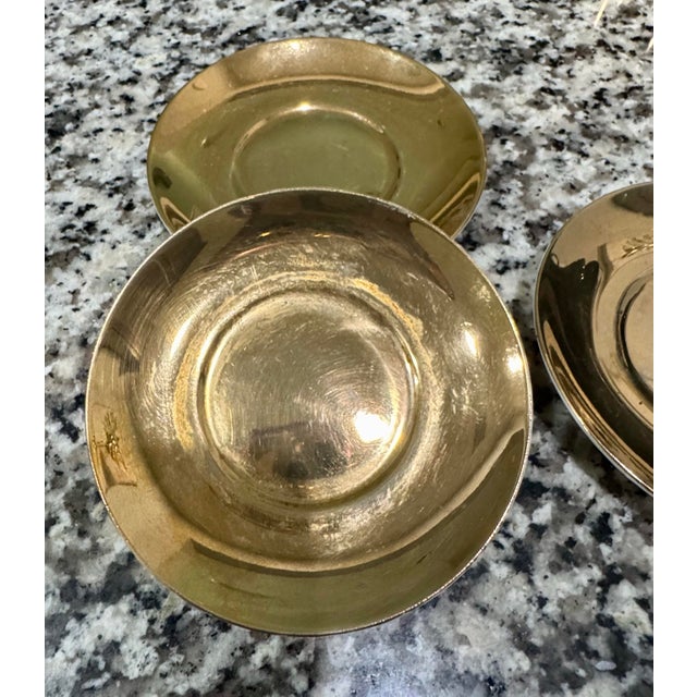 Ceramic Vintage Gold-Gilded Porcelain Espresso Set - 11 pcs For Sale - Image 7 of 12