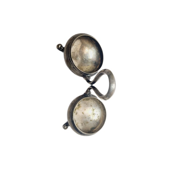 Eclectic Silver Salt and Pepper Holder, Germany, 1890s For Sale - Image 12 of 14