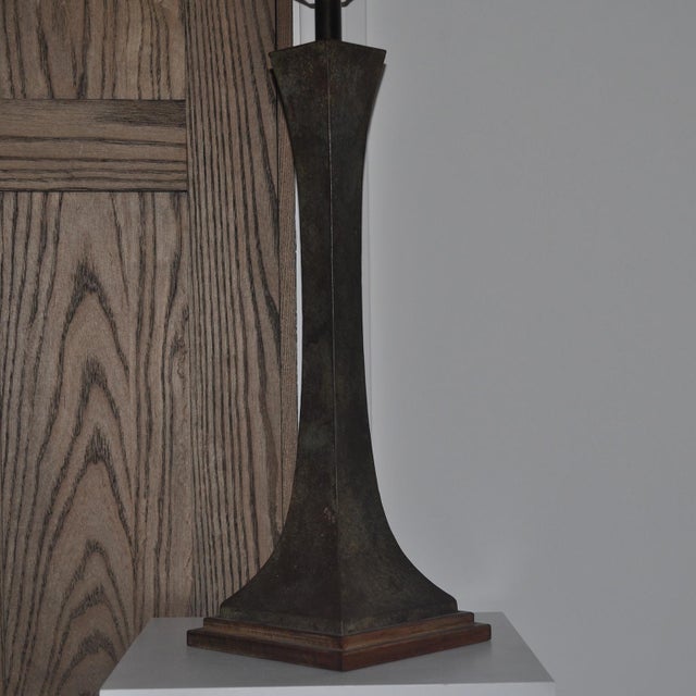 Mid-Century Modern Mid 20th Century Stewart Ross James Bronze Table Lamp For Sale - Image 3 of 13