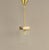 1960s Brass Hanging Lamp with Glass Rods, Italy, 1960s For Sale - Image 5 of 12