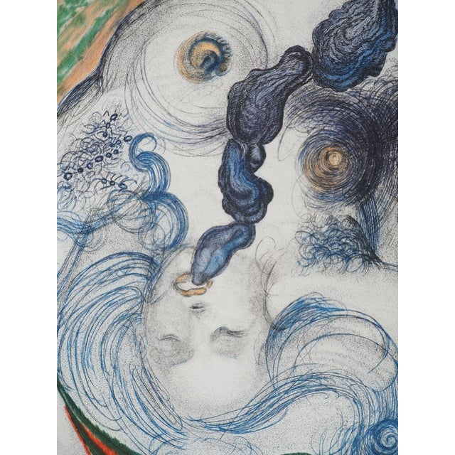 Modern Salvador Dali, Casanova, Nude and Aphrodisiac Oysters, Original Engraving For Sale - Image 3 of 6