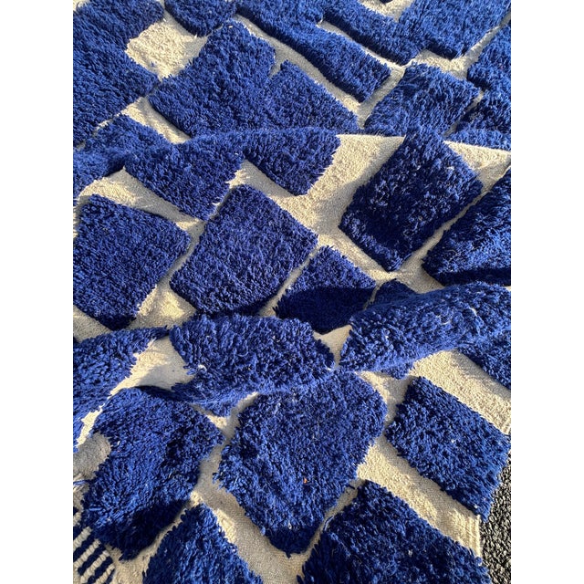 Moroccan Beni Ouarain Mrirt Rug, 1990 For Sale - Image 9 of 12