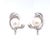Mikimoto Estate Akoya Pearl Clip on Earrings Sterling Silver 3.53 Grams, A Pair For Sale - Image 10 of 14