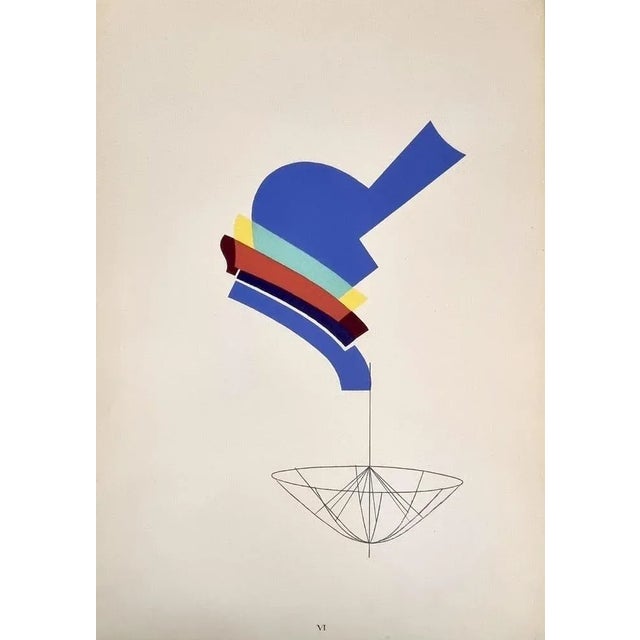 Man Ray Decanter, Revolving doors series, 1973 Original lithograph, Revolving Doors series, after the gouache made in 1926...