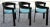 Gavina Wooden Chairs with Velour Fabric, 1980, Set of 3 For Sale - Image 4 of 9