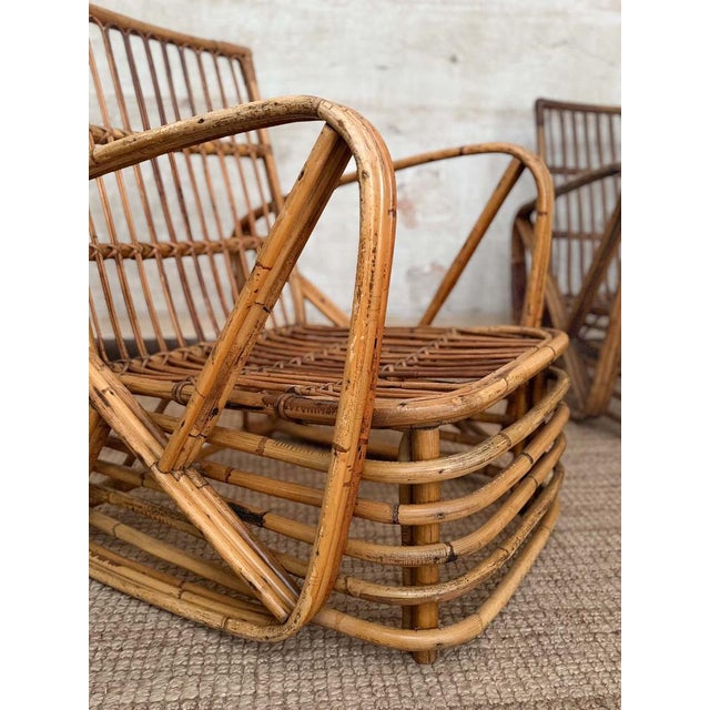 Vintage Bent Bamboo Chairs by Paul Frankl, 1940s, Set of 2 For Sale - Image 6 of 12