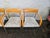 Bernhardt Set of 4 - Bernhardt Dining Chairs W/Zebra Fabric For Sale - Image 4 of 12