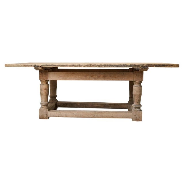 Large Baroque Farm Table, Northern Sweden, 1750 For Sale - Image 11 of 11