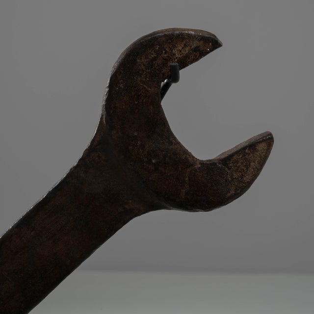 Early 20th Century French Metal Wrench On Stand For Sale - Image 12 of 18