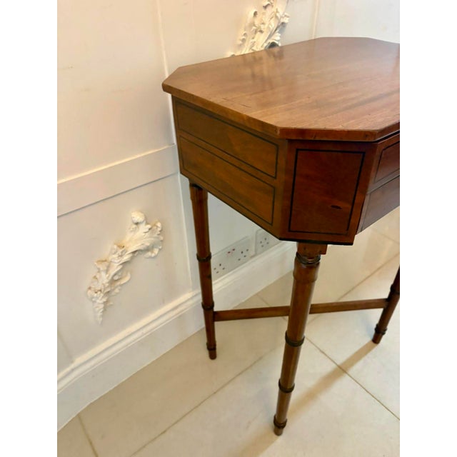 Antique Georgian Mahogany Side Table, 1800 For Sale - Image 3 of 14