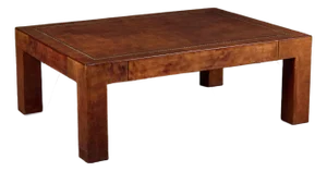 Jeff Knight Leather Coffee Table