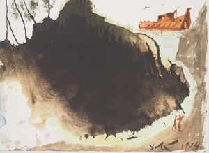 Salvador Dali, L'Arche de Noé, Lithograph