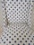 Vintage Art Deco Accent Chair in Linen Polka Dot Upholstery For Sale In New York - Image 6 of 13