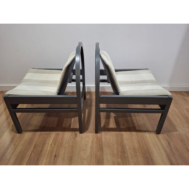 French Armchairs from Baumann, 1980s, Set of 2 For Sale - Image 6 of 14