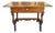Antique Northern Italian Lyre-Shaped Writing Desk, 1600s For Sale