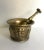 Brass 19th Century Solid Brass Mortar and Pestle Set For Sale - Image 8 of 8