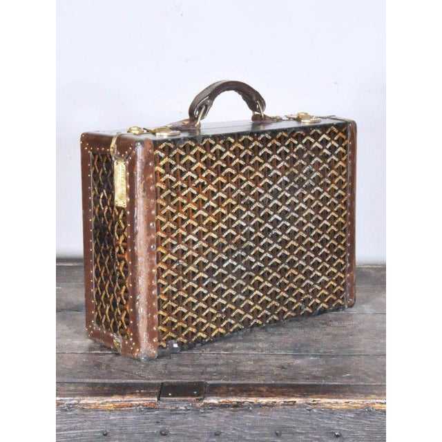 19th Century Traditional Goyard Suitcase Chairish