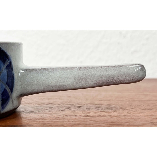 Mid-Century Modern Danish Studio Pottery Bowl with Handle by Zoltan Kiss Keramik, 1960s For Sale - Image 10 of 18