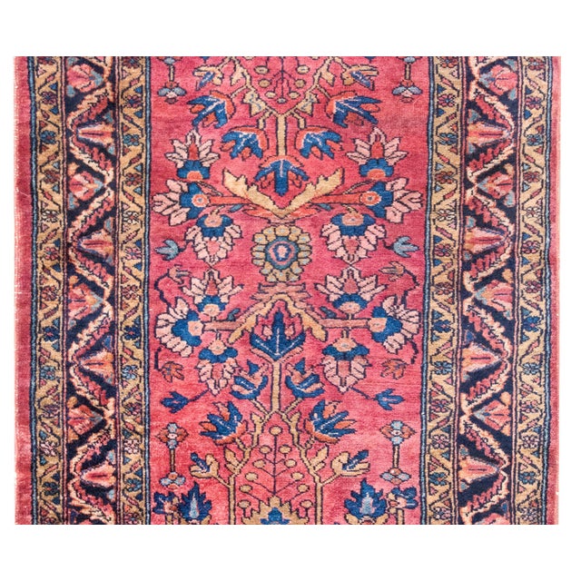 1930s Early 20th Century Persian Lilihan Rug For Sale - Image 5 of 15