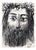 Pablo Picasso, Portrait of Jesus, 1st Edition from Toros Y Toreros, Original Photolithograph, 1961 For Sale