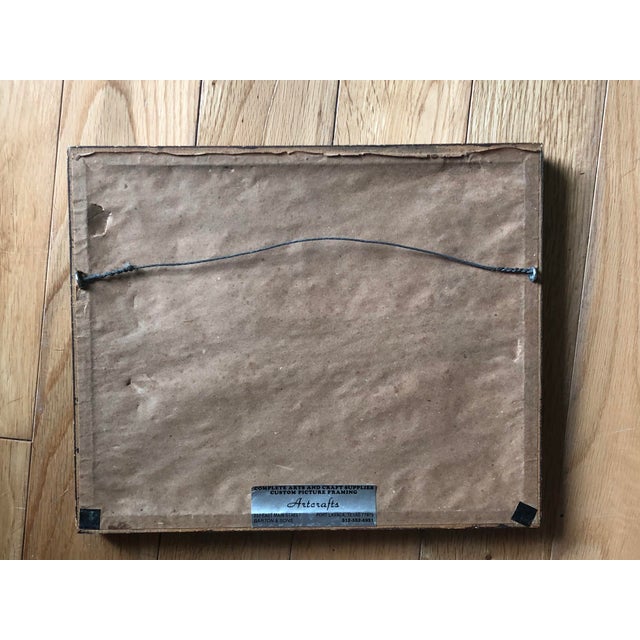 African 1970s Vintage Framed Lion Safari Print For Sale - Image 3 of 8