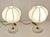 1960s Vintage Bedside Lamps with Cocoon Shades by Alfred Wauer for Goldkant-Leuchten, 1960s, Set of 2 For Sale - Image 5 of 9