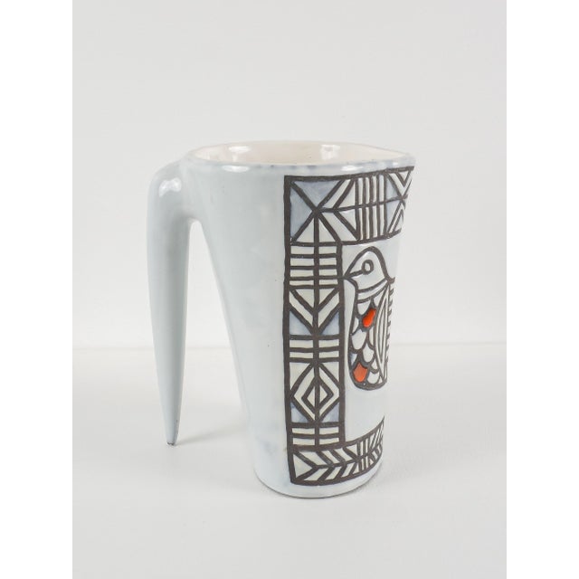 Roger Capron Dove Grey Ceramic Pitcher by Roger Capron, 1950s For Sale - Image 4 of 11
