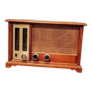 Vintage Tube Radio Zenith Model X334 Circa 1950s For Sale